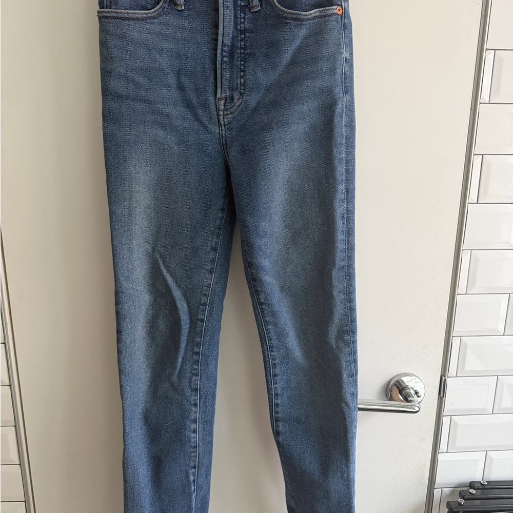 Madewell Perfect Vintage blue straight jeans size 25
